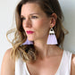 Trío Tassel Earring - Lavender