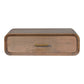 Solid Wood Sonoma T-Bar Wall-Mounted Nightstand