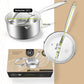 BE | LIVING Essential Series Sauce Pan with Lid 20 cm (Triply stainless steel)