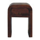 Solid Wood Curved Bedside Table