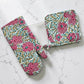 Hand Block Print Oven Mitt Pot Holder Set | Cotton Floral Kitchen Decor