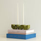 Wavy gemstone candelabra