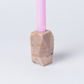 Gemstone faceted candelabra Soapstone