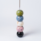 Gemstone sphere incense holder Celestine