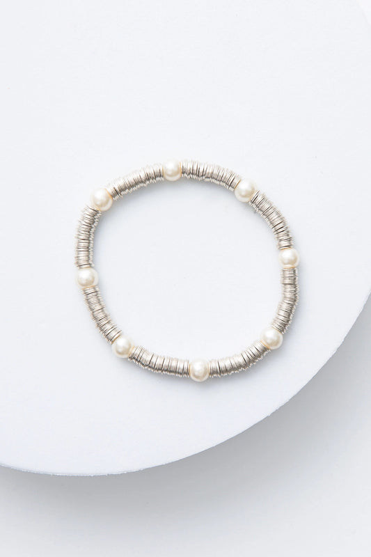 Silver Sequin Bracelet