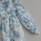 Aoki Dress-Blue Toile | Long Sleeve