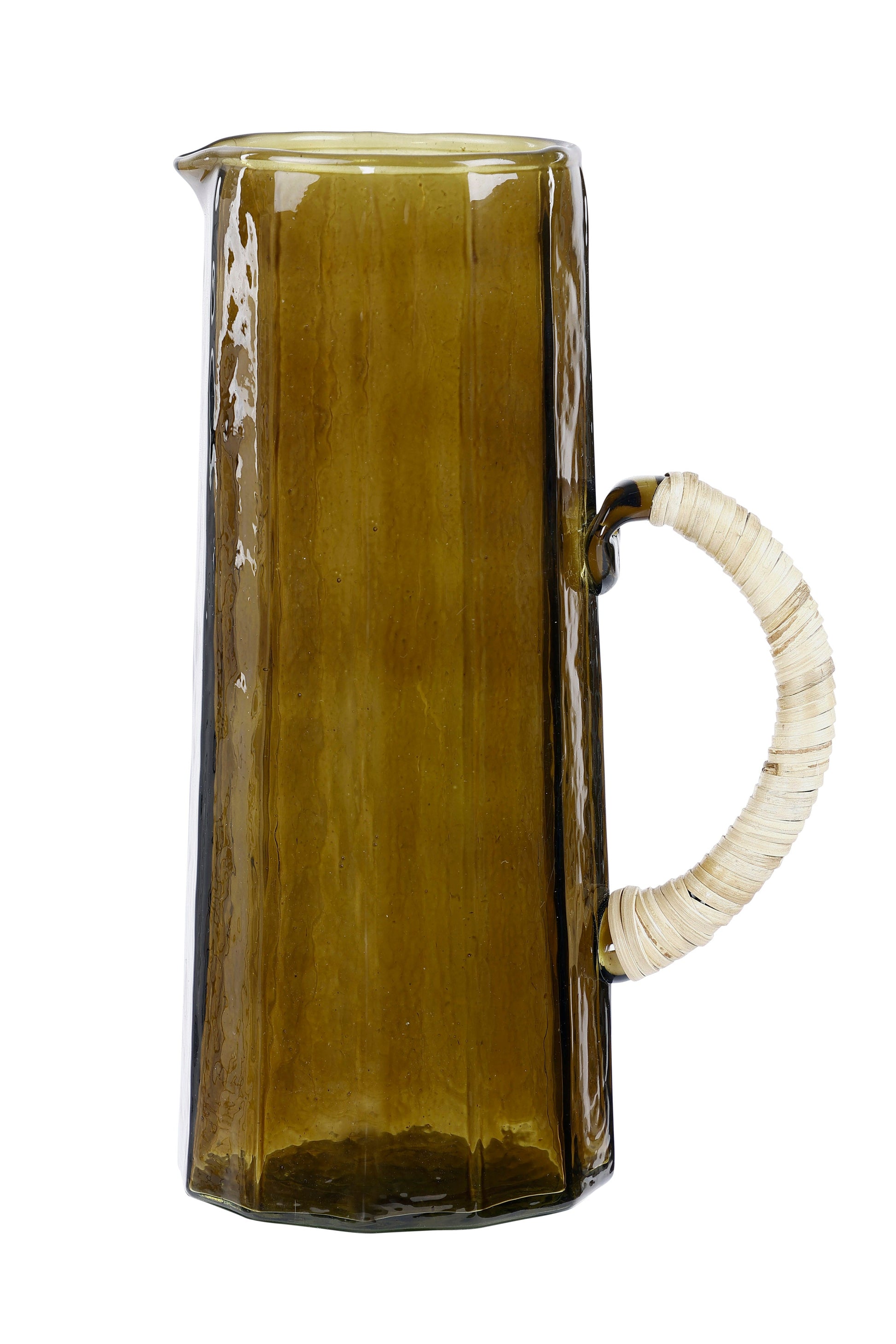 Hammered water pitcher, Brown- 6.25 x 9.5 Inches ( Set of 2 )