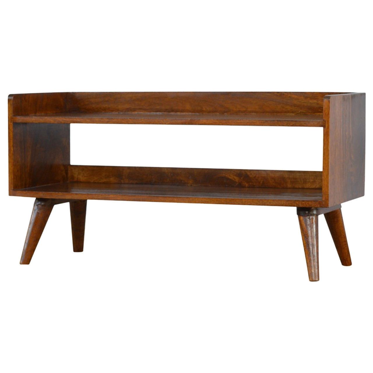 Solid Wood Nordic Storage Bench