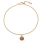 Peach Moonstone and Citrine Inlay Necklace