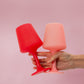 cherry + blush | swepp | silicone unbreakable wine glasses