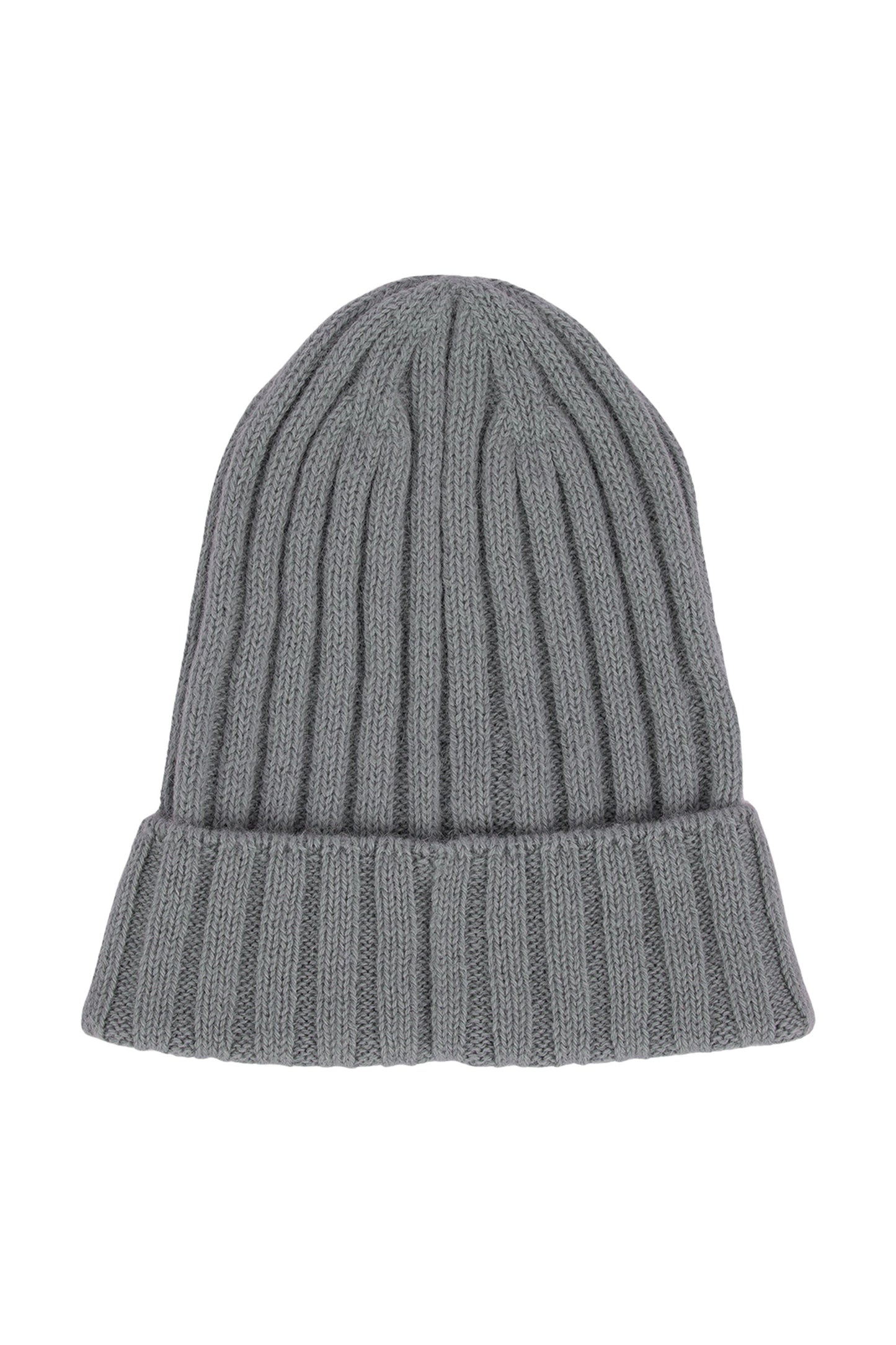 Ribbed Beanie - Grey Heather