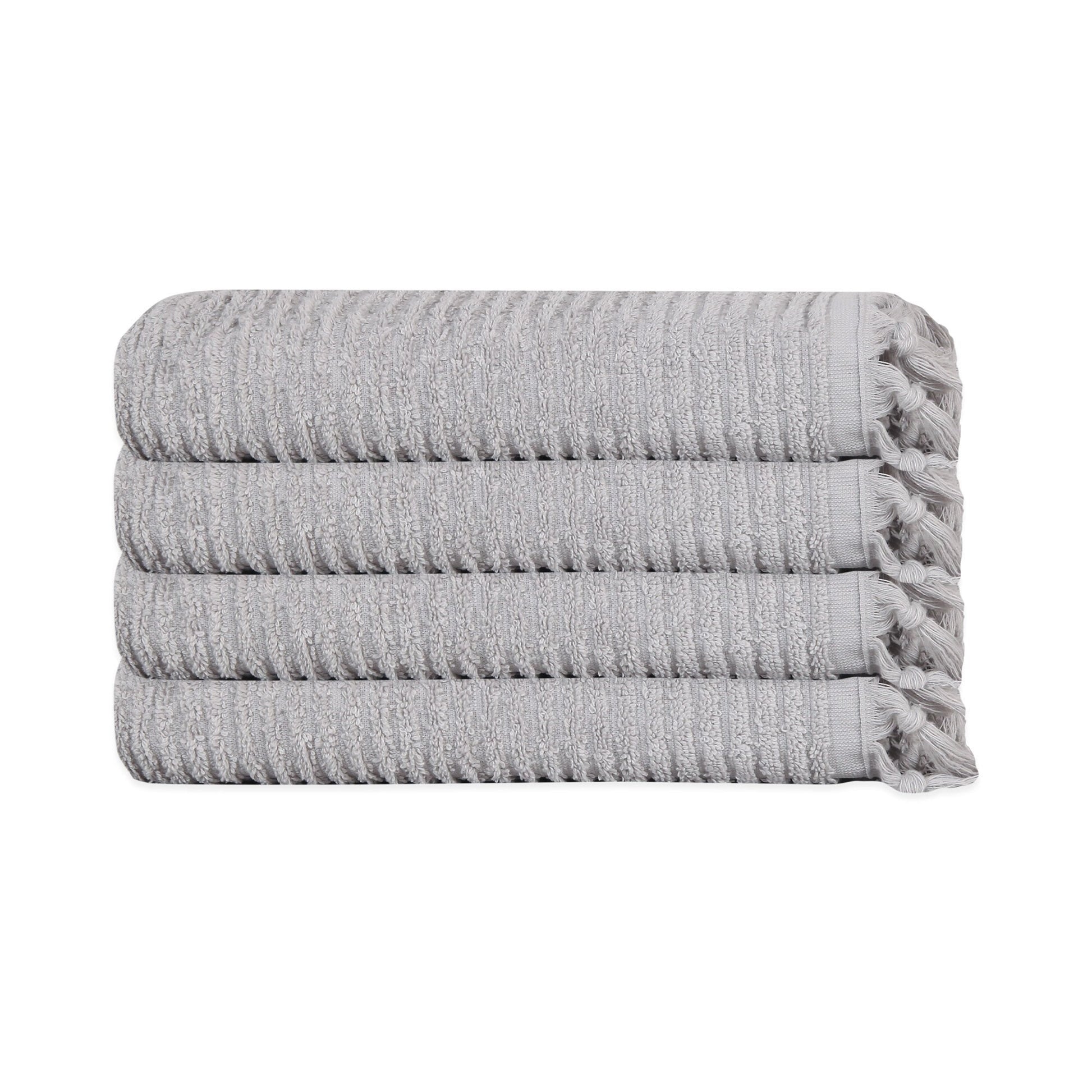 Ribbed Loom Terry Hand Towel Bundle