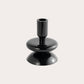 Black Aluminum Candle Holder for Home Décor, 5 Inch