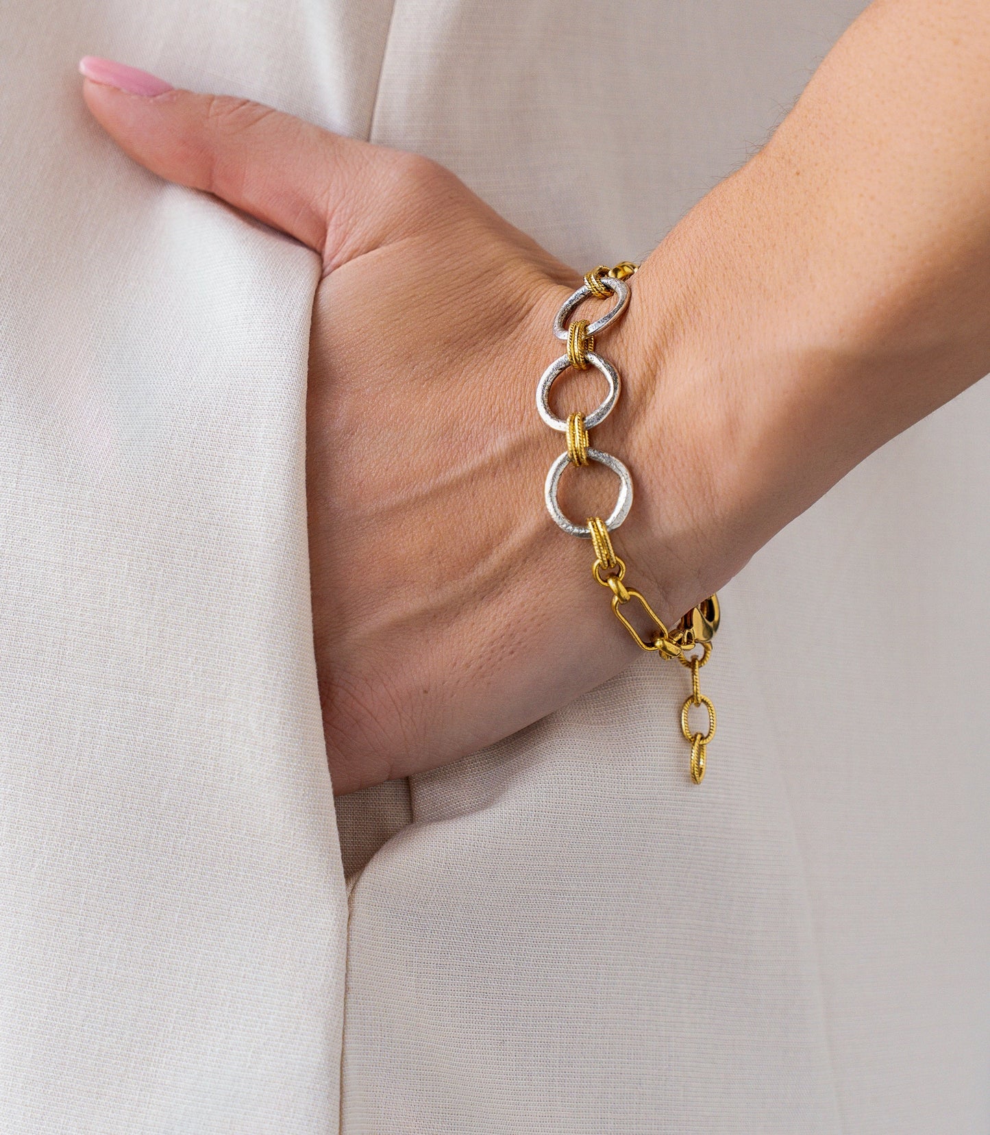 Mixed Metal Bracelet