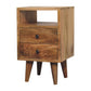 Solid Wood Mini Oak-ish Classic Nightstand