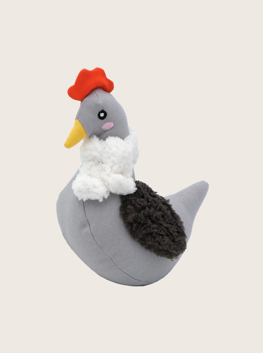 CHICKEN COTTON CUDDLER - DOG TOY