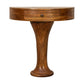 Solid Wood Amber Pedestal Console Table