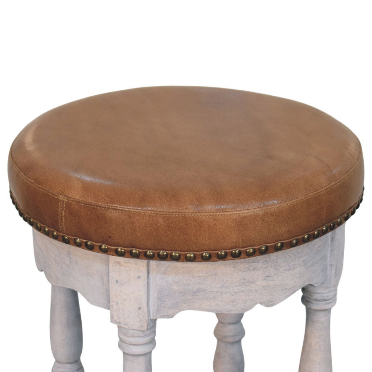 Artisan Furniture Solid Wood Rustic Charm Stool