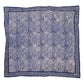 Large 39" Hand Dyed Batik Bandana - Soft Lightweight Cotton, Blue Stone