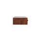 Solid Wood Roasted Almond Slim Console