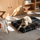 Black Plaid Dog Bed | Dog Bed or Bed Cover