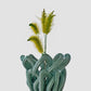 Frosting Vase Green