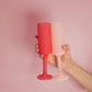 cherry + blush | seff | silicone unbreakable champagne flute