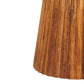 Solid Wood Amber Oak Round Side Table