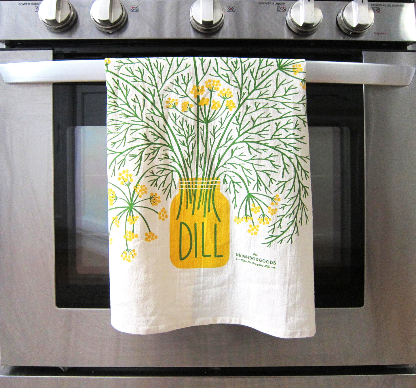 Dill Herb Dish Towel