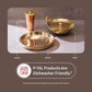 Brass Dinner set (High hipped plate)
