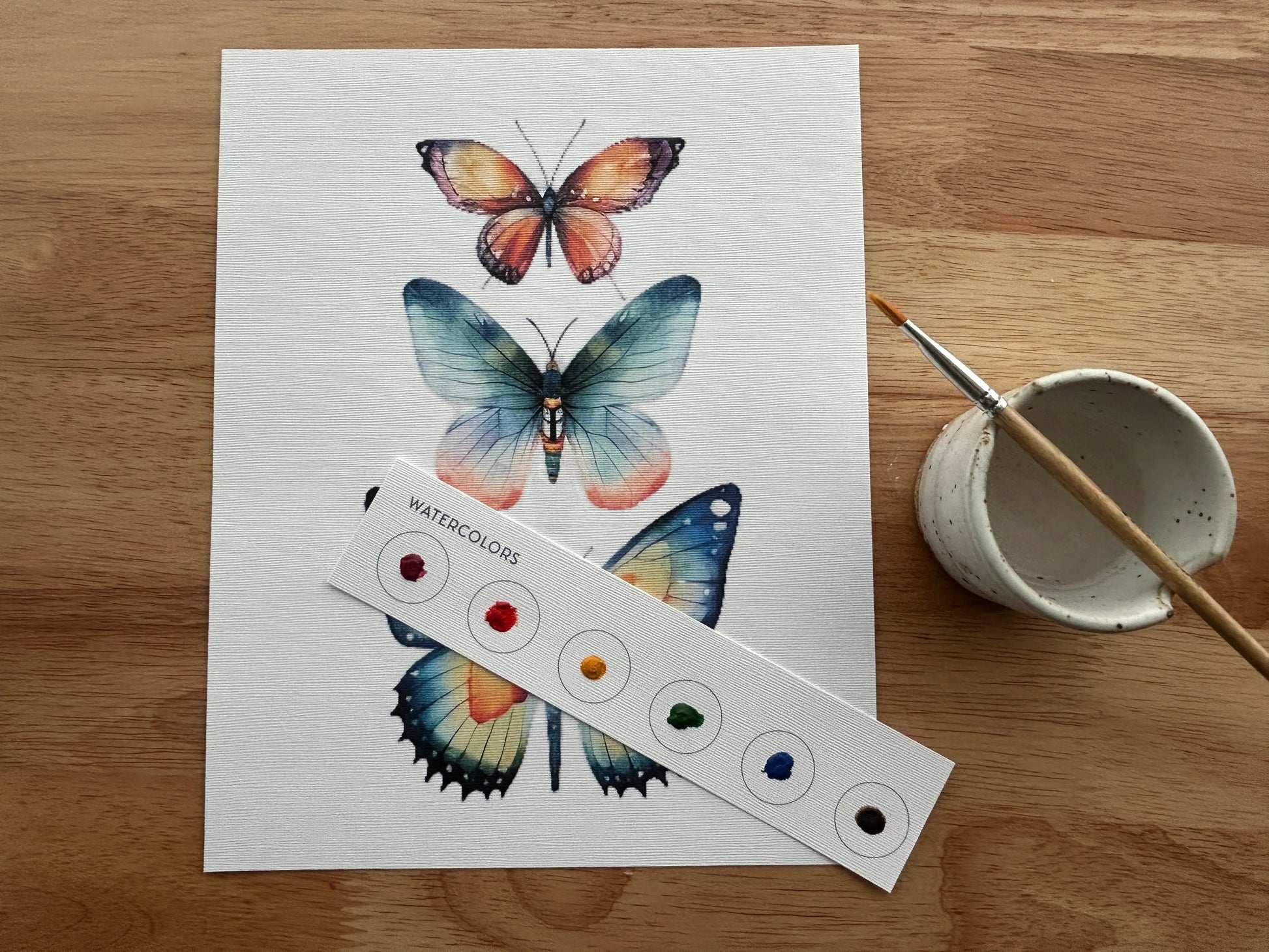 Butterflies All-In-One Watercolor Kit