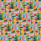Set of 2 Large Reusable Cloth Furoshiki Gift Wrap | Holiday Shapes & Snow