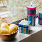 Blue Moon Painted Candles