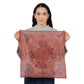 Give Love Paisley Embroidered Bandana - Terracotta