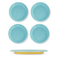 S/4 Enamel Dinner Plate  - Two Tone