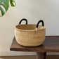 Handwoven Natural Bolga Basket - Large Round