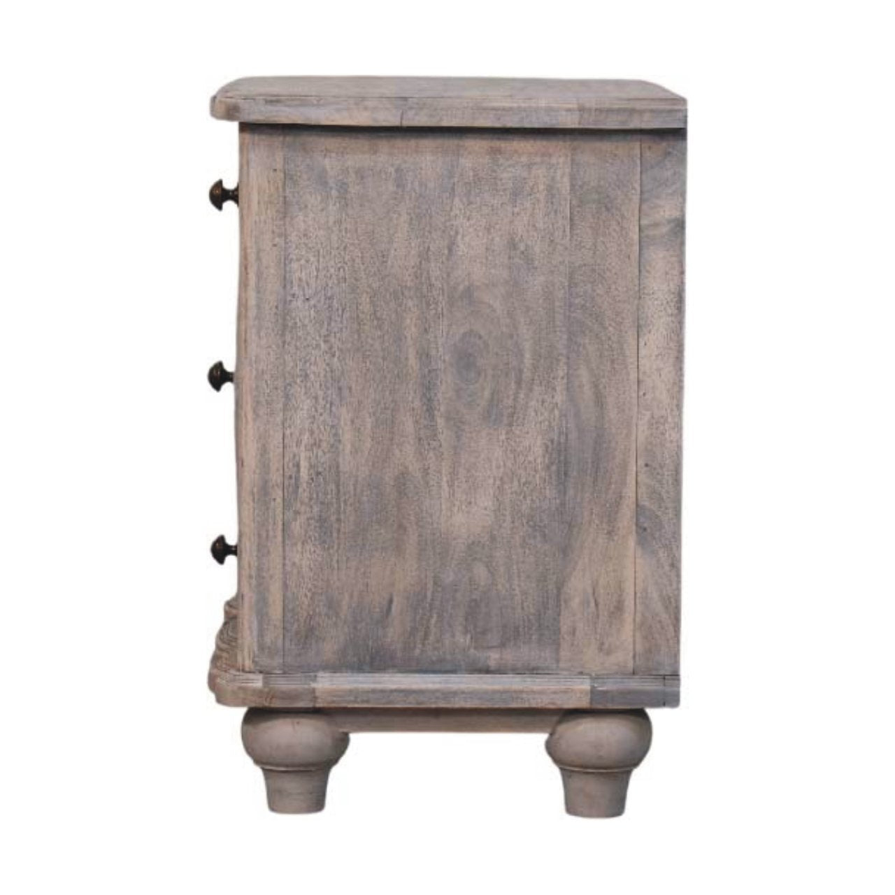 Solid Wood Beaumont Curved Nightstand