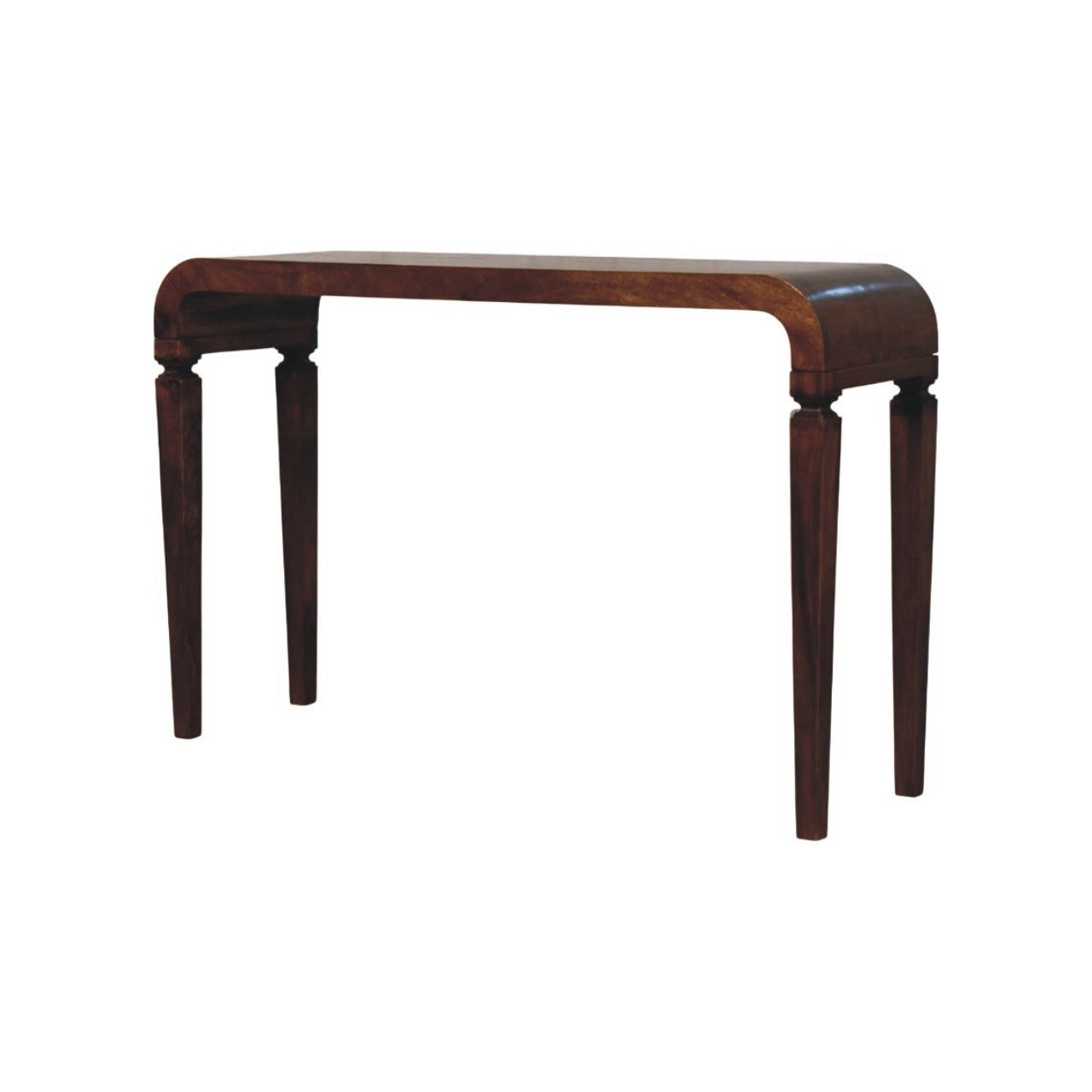 Solid Wood Arcus Curved Console Table