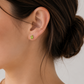 Teardrop Stud Earrings