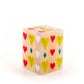Pastel Hearts Painted Candles