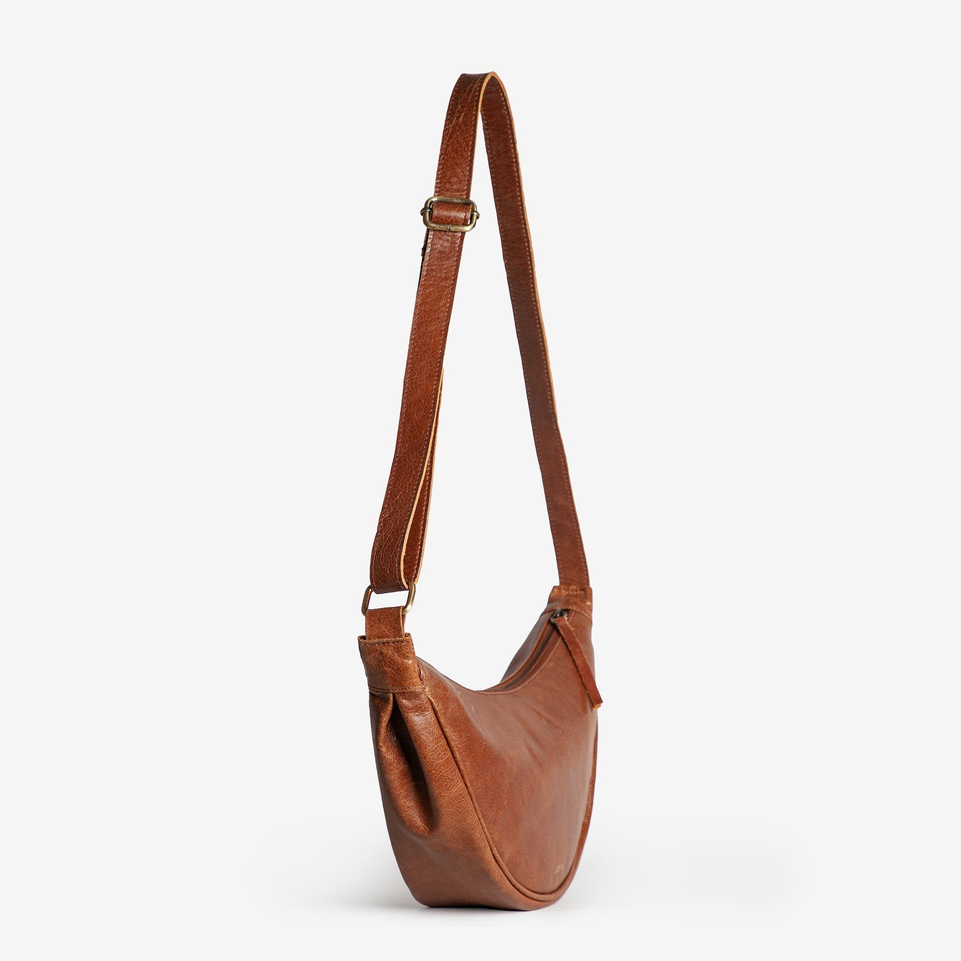 Leather Moon Sling - Vintage Brown