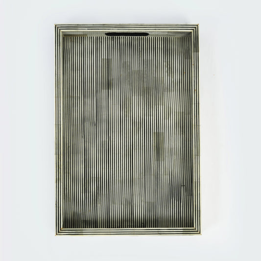 Pinstripe Inlay Large Tray