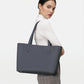 Elba medium size structured tote in vegetable-tanned leather