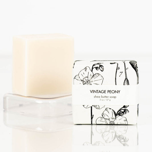 Vintage Peony - Petite Shea Butter Soap