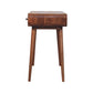 Solid Wood Curved Writing Desk