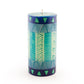 Blue & Green Painted Candles