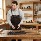 Theodore Leather Work Apron