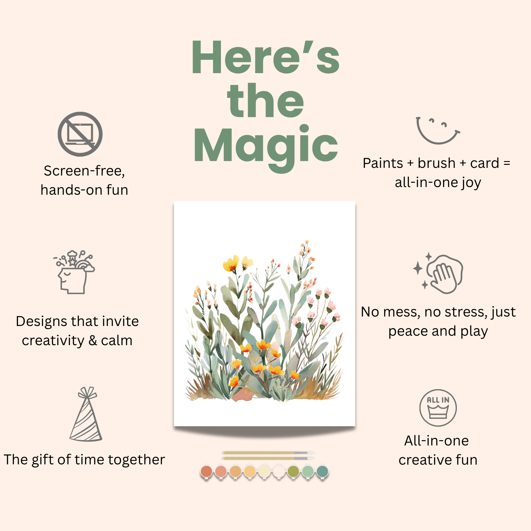 All-In-One Ladybug Watercolor Kit