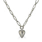 Silver Delicate Heart Necklace