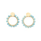 Circle Earring Turquoise